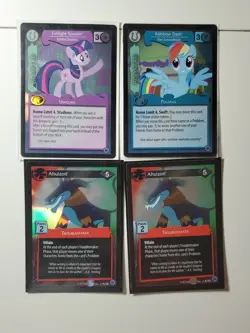 Lot Of 70+ My Little Pony Trading Card Game Cards MLP - Twilight & Rainbow Dash - Image 2
