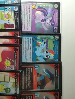 Lot Of 70+ My Little Pony Trading Card Game Cards MLP - Twilight & Rainbow Dash - Image 20