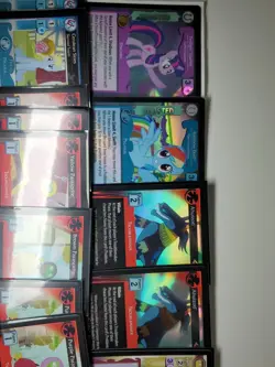 Lot Of 70+ My Little Pony Trading Card Game Cards MLP - Twilight & Rainbow Dash - Image 21