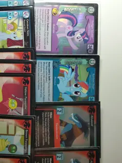 Lot Of 70+ My Little Pony Trading Card Game Cards MLP - Twilight & Rainbow Dash - Image 3
