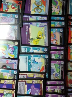 Lot Of 70+ My Little Pony Trading Card Game Cards MLP - Twilight & Rainbow Dash - Image 9