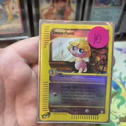 Pokemon Smoochum S61/147 Aquapolis Reverse Holo heavy Play Damaged - Image 1