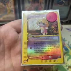 Pokemon Smoochum S61/147 Aquapolis Reverse Holo heavy Play Damaged - Image 3