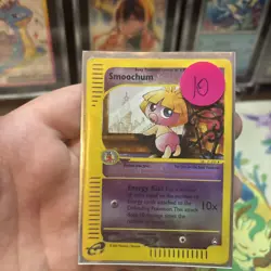 Pokemon Smoochum S61/147 Aquapolis Reverse Holo heavy Play Damaged - Image 4