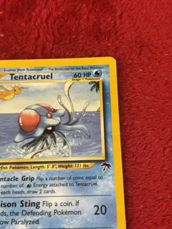 Tentacruel 10/18 Southern Islands Regular Pokemon Card Played - Image 2