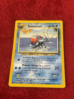 Tentacruel 10/18 Southern Islands Regular Pokemon Card Played - Image 5