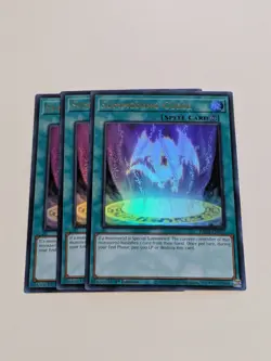 Yugioh! 3x Summoning Curse RA03-EN057 Ultra Rare 1st Ed NM - Image 1