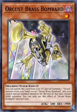 PRE-SALE YUGIOH x3 BLMM-EN083 ORCUST BRASS BOMBARD EMBLAZONED ULTRA 1st EDITION - Image 1