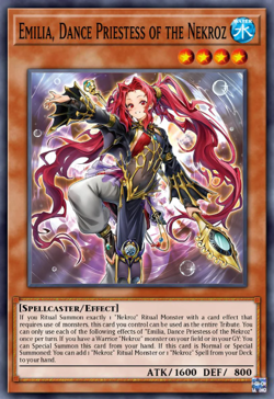 Yugioh Emilia, Dance Priestess of the Nekroz Battles of Legend: Monster - Image 1