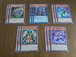 Yugioh Superheavy Samurai 15 Cards Deck Core MP24 1st Ed (Near Mint!) - Image 1