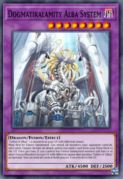 Yugioh! Dogmatikalamity Alba System BLMM-EN011 Battles of Legend: PREORDER - Image 1