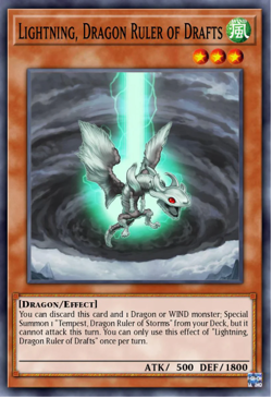 Yugioh! Lightning, Dragon Ruler of Drafts Battles of Legend: Monster PREORDER - Image 1