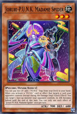 PRE-SALE YUGIOH x3 BLMM-EN072 JORURI-P.U.N.K. MADAME SPIDER - EMBLAZONED ULTRA - Image 1