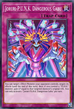 PRE-SALE YUGIOH x3 BLMM-EN081 JORURI-P.U.N.K. DANGEROUS GABU - EMBLAZONED ULTRA - Image 1