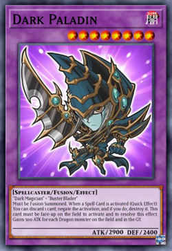 Yugioh! (SCR) Dark Paladin Chibi Artwork BLMM-EN008 Battles of Legend: PREORDER - Image 1