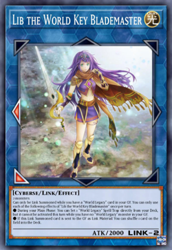 Yugioh! Lib the World Key Blademaster Battles of Legend: Monster Mayhem PREORDER - Image 1