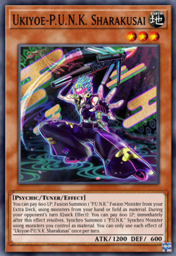 PRE-SALE YUGIOH x3 BLMM-EN070 UKIYOE-P.U.N.K. SHARAKUSAI - EMBLAZONED ULTRA 1st - Image 1