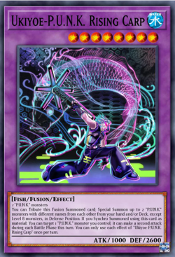PRE-SALE YUGIOH x3 BLMM-EN079 UKIYOE-P.U.N.K. RISING CARP - EMBLAZONED ULTRA 1st - Image 1