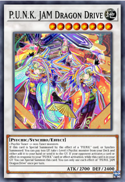 PRE-SALE YUGIOH x3 BLMM-EN078 P.U.N.K. JAM DRAGON DRIVE - EMBLAZONED ULTRA 1st - Image 1