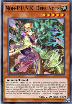 PRE-SALE YUGIOH x3 BLMM-EN076 NOH-P.U.N.K. DEER NOTE - EMBLAZONED ULTRA 1st ED - Image 1