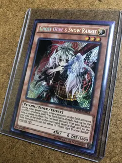 Yugioh 2x Ghost Ogre & Snow Rabbit - CROS-EN033 - Secret Rare - NM - Image 2