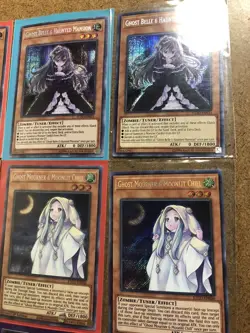 Yugioh Hand Trap Lot: Ghost Sister, Ghost Mourner, Ghost Belle, Ghost Reaper NM - Image 3