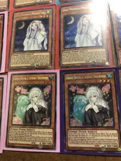 Yugioh Hand Trap Lot: Ghost Sister, Ghost Mourner, Ghost Belle, Ghost Reaper NM - Image 4