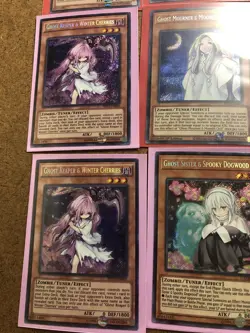 Yugioh Hand Trap Lot: Ghost Sister, Ghost Mourner, Ghost Belle, Ghost Reaper NM - Image 5