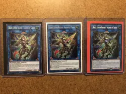 YuGiOh 3x Black Luster Soldier - Soldier of Chaos BLHR / BLC1 Secret Rare - NM - Image 1