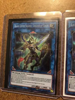 YuGiOh 3x Black Luster Soldier - Soldier of Chaos BLHR / BLC1 Secret Rare - NM - Image 2