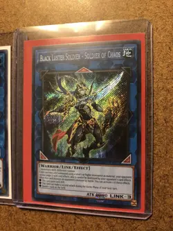 YuGiOh 3x Black Luster Soldier - Soldier of Chaos BLHR / BLC1 Secret Rare - NM - Image 4