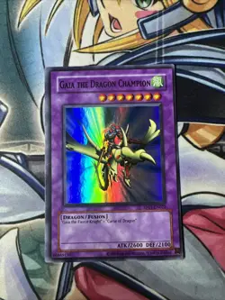ERROR MISCUT Gaia The Dragon Champion RETRO RP01-EN022 Super Rare YUGIOH! - Image 1