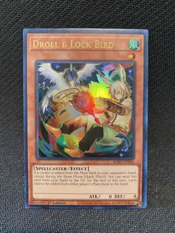 Yu-Gi-Oh! TCG Droll & Lock Bird (Alt Art) Ultra Rare RA02-EN006 - Image 1