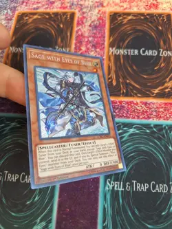 Yu-Gi-Oh! Sage with Eyes of Blue LCKC-EN015 Secret Rare 1st Edition Near Mint - Image 2