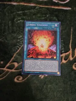 Yu-Gi-Oh Jurrac Volcano 1st Edition Secret Rare Card BLMM-EN019 - Image 1