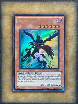 Yugioh Blackwing - Kogarashi the Wanderer EXVC-EN009 Ultra Rare LP - Image 1