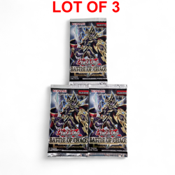 3 COUNT LOT Yu-Gi-Oh! TCG Battle of Chaos Booster Packs 1st Edition 2022 - Image 1