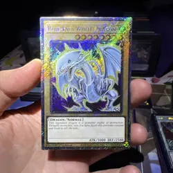 * BLUE-EYES WHITE DRAGON * 1ST EDITION PLATINUM SECRET RARE RA04-EN108 YUGIOH! - Image 1