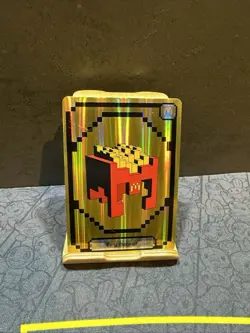 2025 McDonald’s Minecraft Adult Happy Meal Fry Helmet Unused - Code & Card Only - Image 1