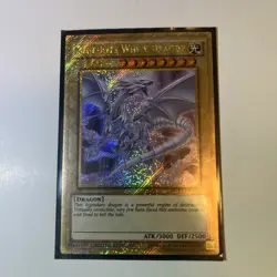 Blue-Eyes White Dragon (Gold Secret Rare) MVP1-ENGV4 The Yu-Gi-Oh! - Image 1