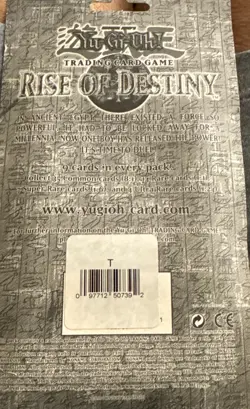 Konami Yu-Gi-Oh! TCG Rise of Destiny English 1st Edition Booster Pack Sealed - Image 2