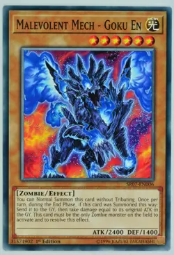 Yugioh! Malevolent Mech - Goku En SR07-EN006 Common 1st Edition - Image 1