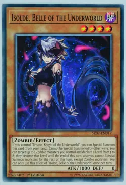 Yugioh! Isolde, Belle of the Underworld SR07-EN017 Common 1st Edition - Image 1