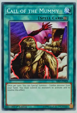 Yugioh! Call of the Mummy SR07-EN028 Common 1st Edition - Image 1