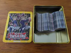 Yu-Gi-Oh! Lot Of 200+ Random Machine Monster Cards + Collectible Tin - Image 1