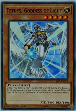 Yugioh Tethys, Goddess of Light SR05-EN014 Common 1st Edition - Image 1