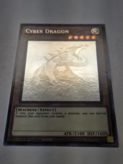 Cyber Dragon GFP2-EN178 Ghost Rare 1st Edition Yugioh Ghosts from the Past 2 VLP - Image 4