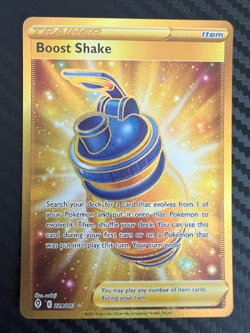Pokemon TCG Boost Shake Evolving Skies Holo Card 229/203 Secret Rare NM - Image 1