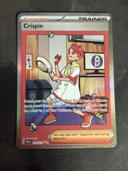 Pokemon TCG Crispin Trainer Prismatic Evolutions Card 171/131 - Image 1