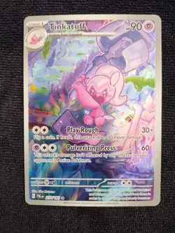 Pokemon TCG Tinkatuff Holo Illustration Rare Card Paldea Evolved 217/193 - Image 2